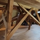 Table en mélèze de pays