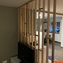 2 claustras en frêne