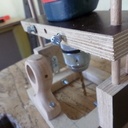 Guide - support inclinable pour perceuse filaire