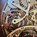 Horloge bois heure et marées