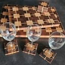 Planches à découper design en bois de bout