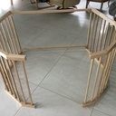 Barrière de protection d’un poêle pour petits enfants