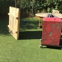 Table haute industrielle