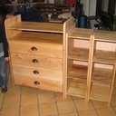 En mode commode + étagères