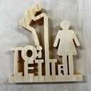 Plaques de porte pour petit coin