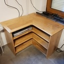 Meuble d'angle pour chaîne hifi