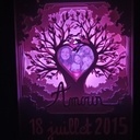 Light Box anniversaire de mariage