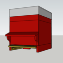 Ruche Dadant 10 cadres (et son caisson isolant)