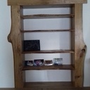 Cofre à bois avec une niche