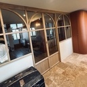 Verrière cloison portes coulissantes