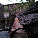 Gouttiere en bois de Meleze