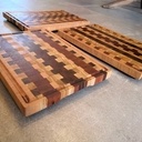 Planche à découper en bois de bout