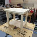 Table de chevet express en tasseaux casto