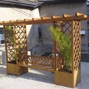 Banc pergola