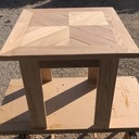 Table basse en châtaignier