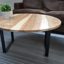 Table basse en frêne massif