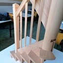Maquette escalier à Noyau