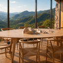 Le bois se souvient... Une table et son relief