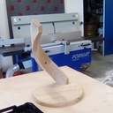 Pièce débillardée en chêne à développement régulier