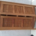 Meuble tropical en cocotier et litchi