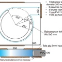 Séparateur à copeaux de type Thien a faible cout