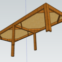 Voici mon projet pour une table de jardin
