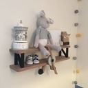 Décoration avion étagère