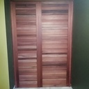 Portes en acajou