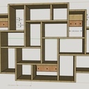 Etagère déstructurée en chêne