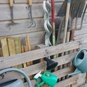 Rangement jardin potager