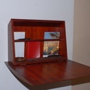 Secrétaire mural à abattant