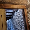 Porte coulissante en applique et habillage