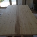 Ma première table à manger...