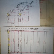 Mise en place sur la vue en plan et sections à la verticale