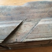 Une vue plus précise de l'entaille.