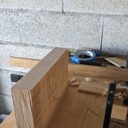 Le bloc de hêtre initial