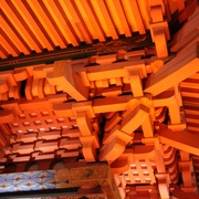 Detail de charpente de la porte monumentale  la Nio-Mon kyoto (1633) https://www.google.fr/
