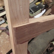 Détail de l'enfourchement du sommier