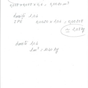 Calcul du poids aproximatif de ton morceau de bois