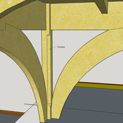 potelet d angle pour palier de repos