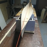 positionement à l'axe du kayak