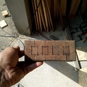 Coulisses à queue d arronde de rallonge d une vieille table en chêne récupérer lors des encombrants