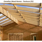 fig 4 Panne faîtière porteuse en lamellé collé  http://www.mpbois.net