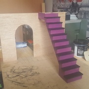 Escalier en peinture