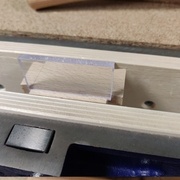 Test avec le rectangle de plexiglass