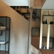 Vue du claustra devant la bibliothèque