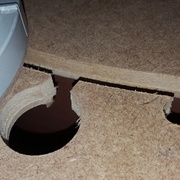 Découpes intérieures à la fraise à affleurer