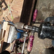 Perçage au porte-mèches