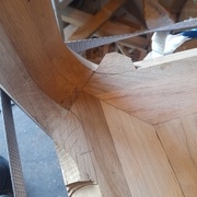 reste a araser le chanfrein du plateau