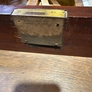 La serrure qui était en place